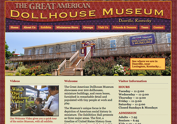 Dollhouse Museum Website